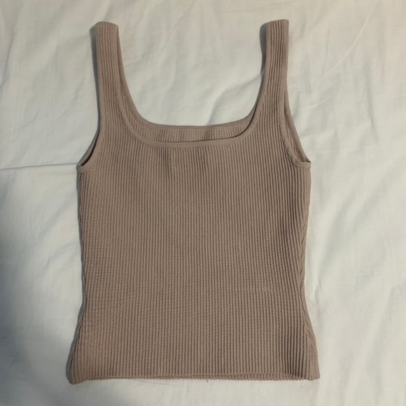 aritzia babaton sculpt knit tank top long size small - Picture 4 of 8